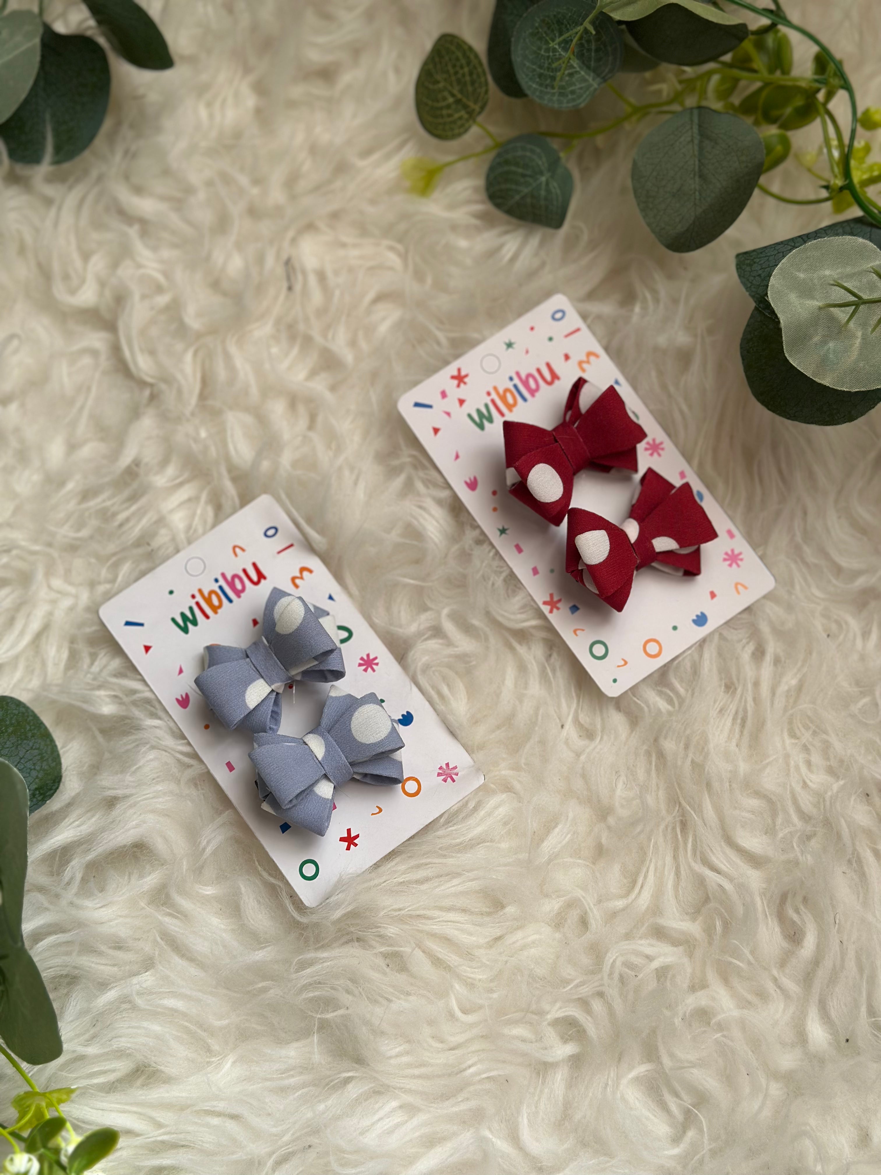 Dots bow clip