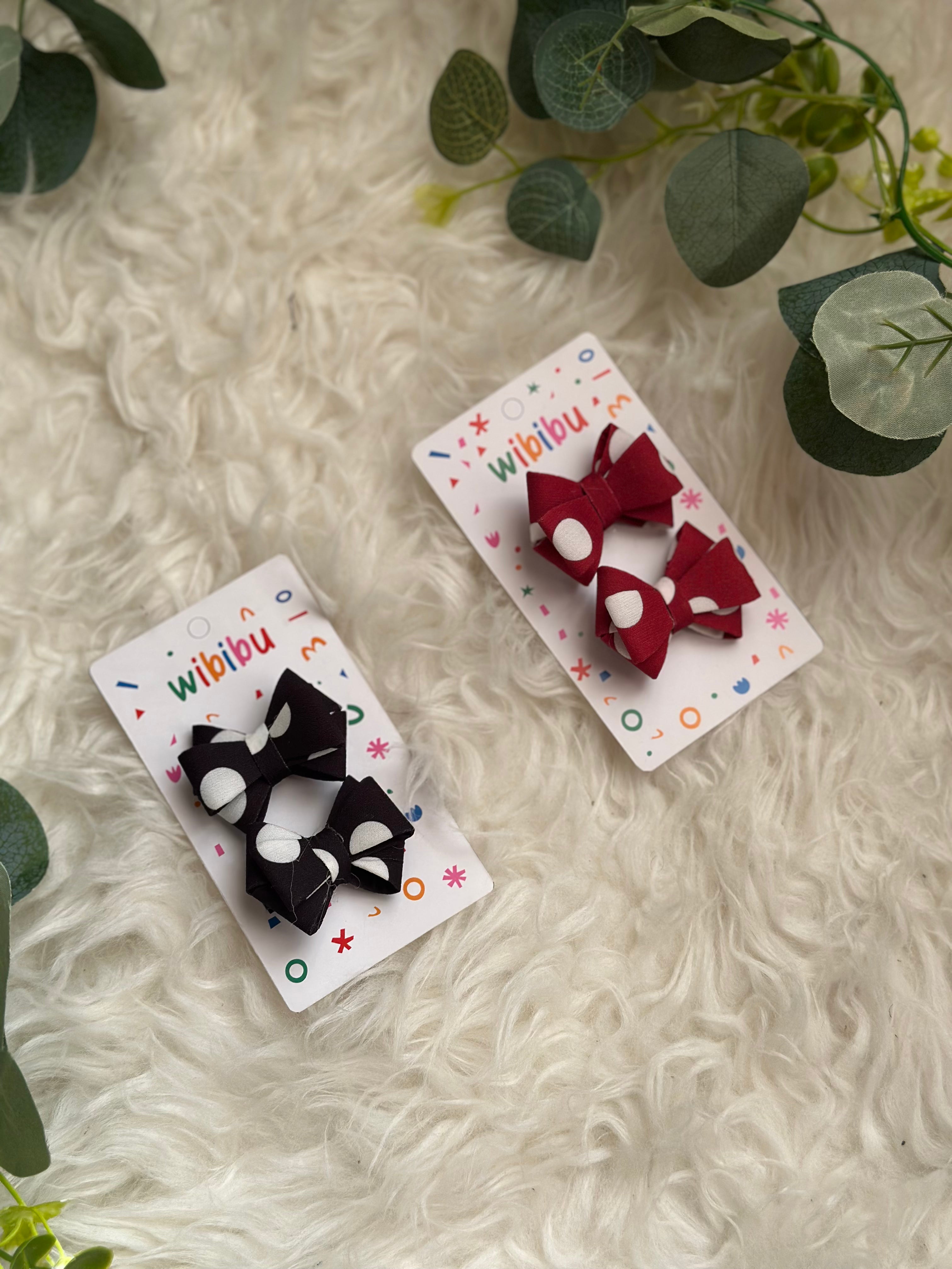 Dots bow clip