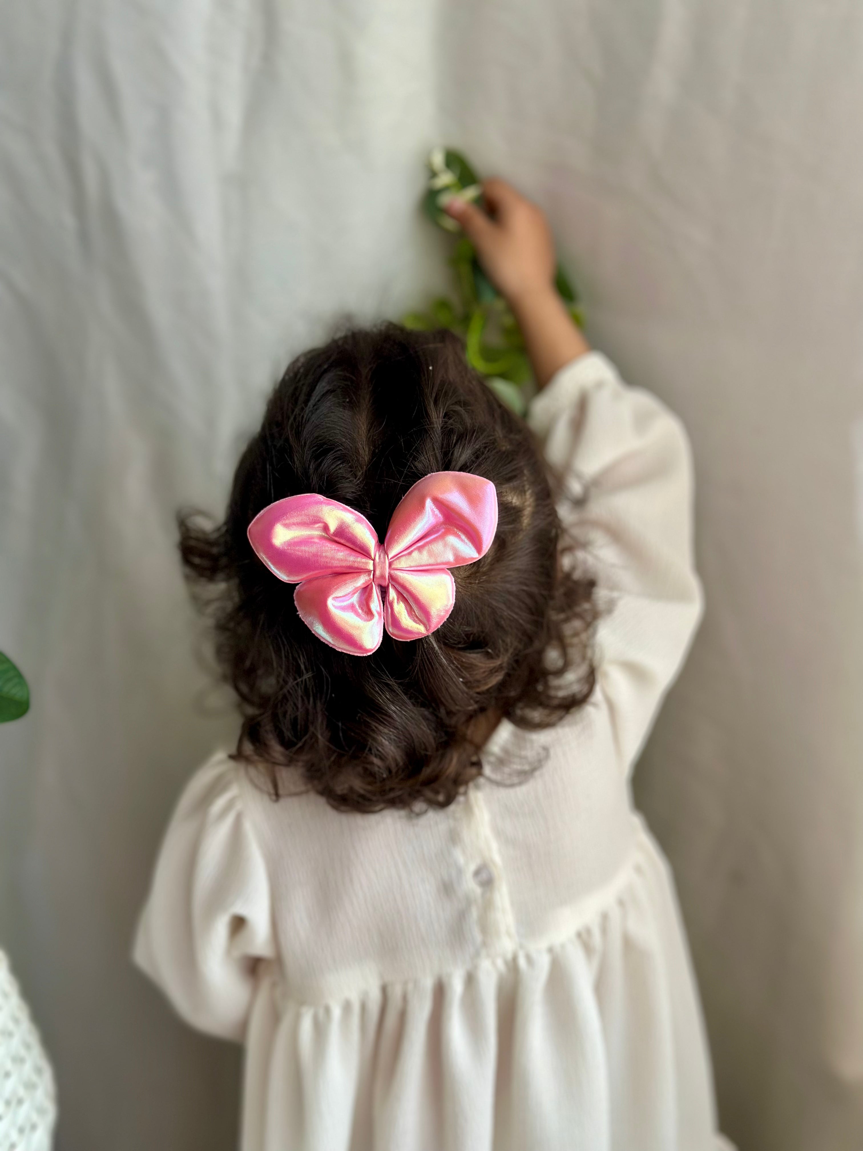Butterfly Shimmer bow clip