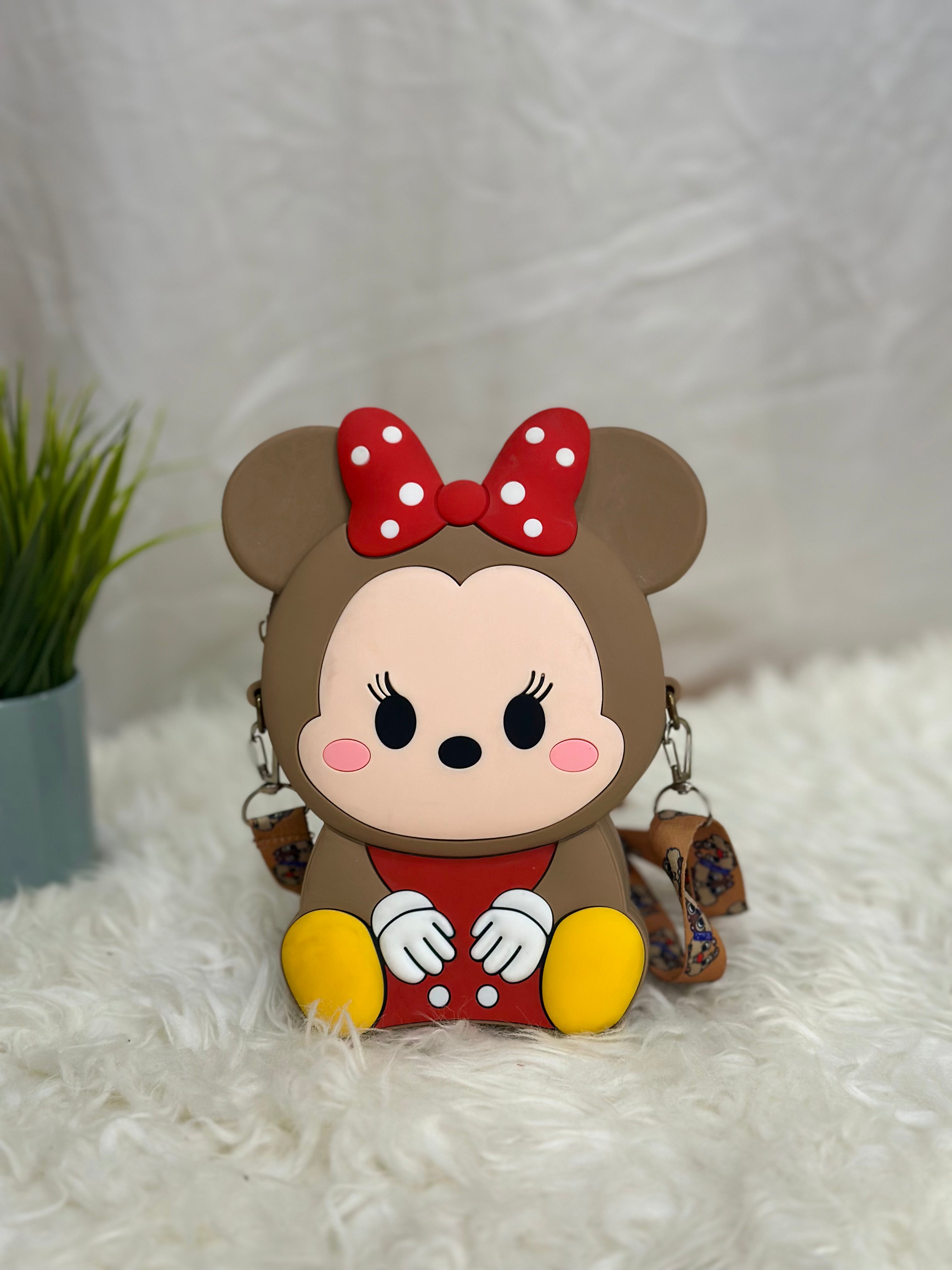 Minnie Mouse Silicon Sling Bag