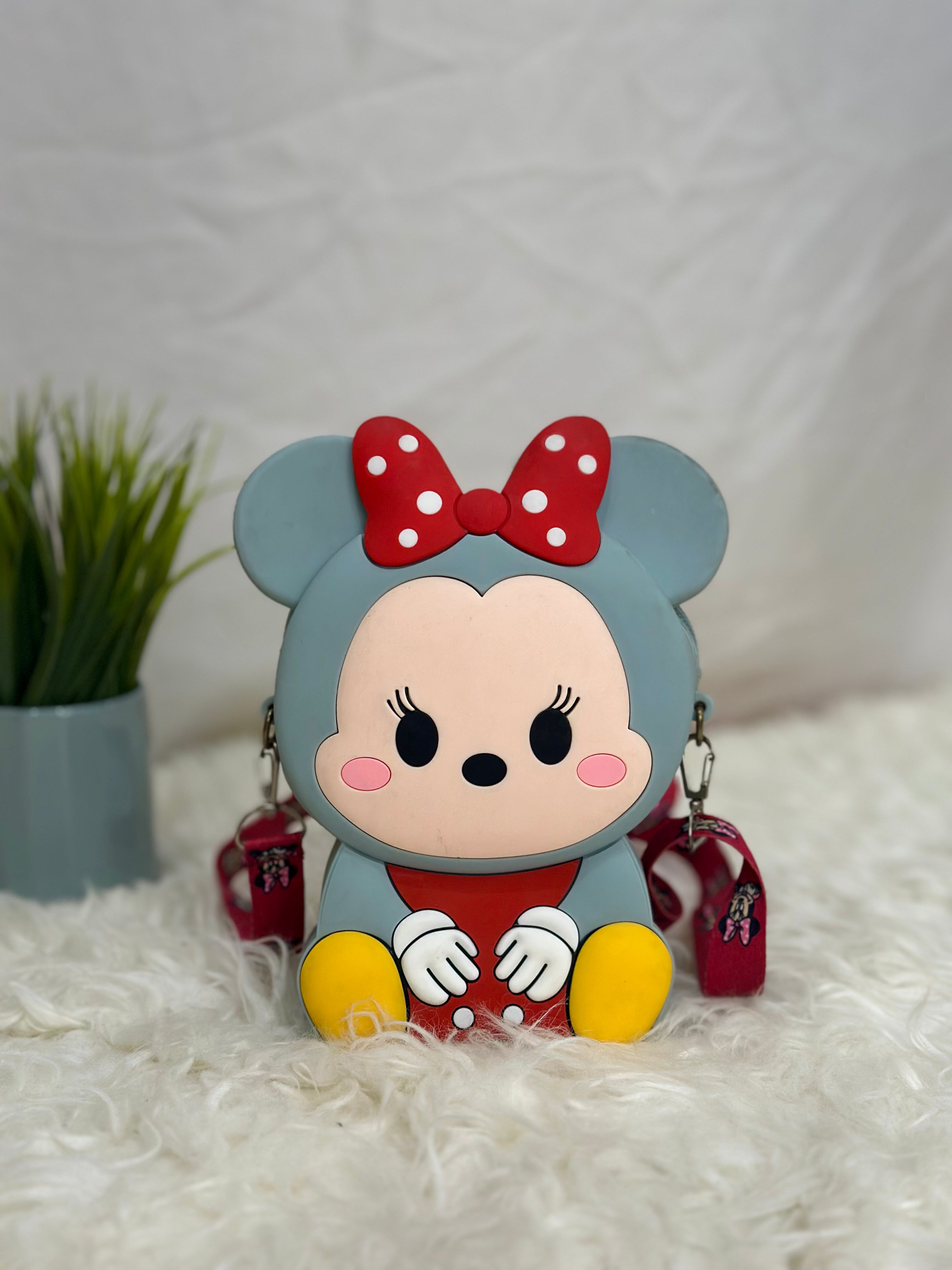 Minnie Mouse Silicon Sling Bag
