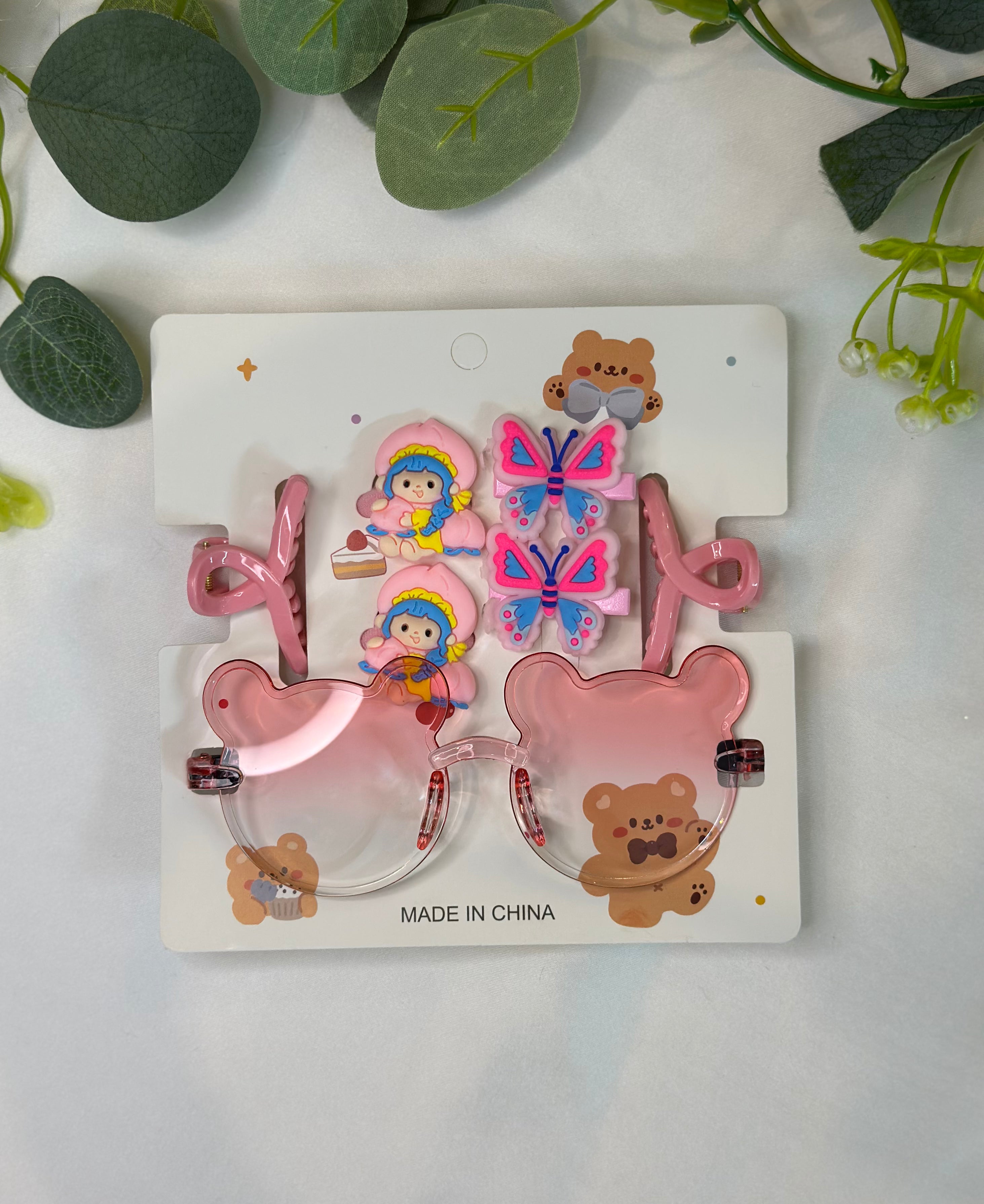 Mickey glasses with accessories set