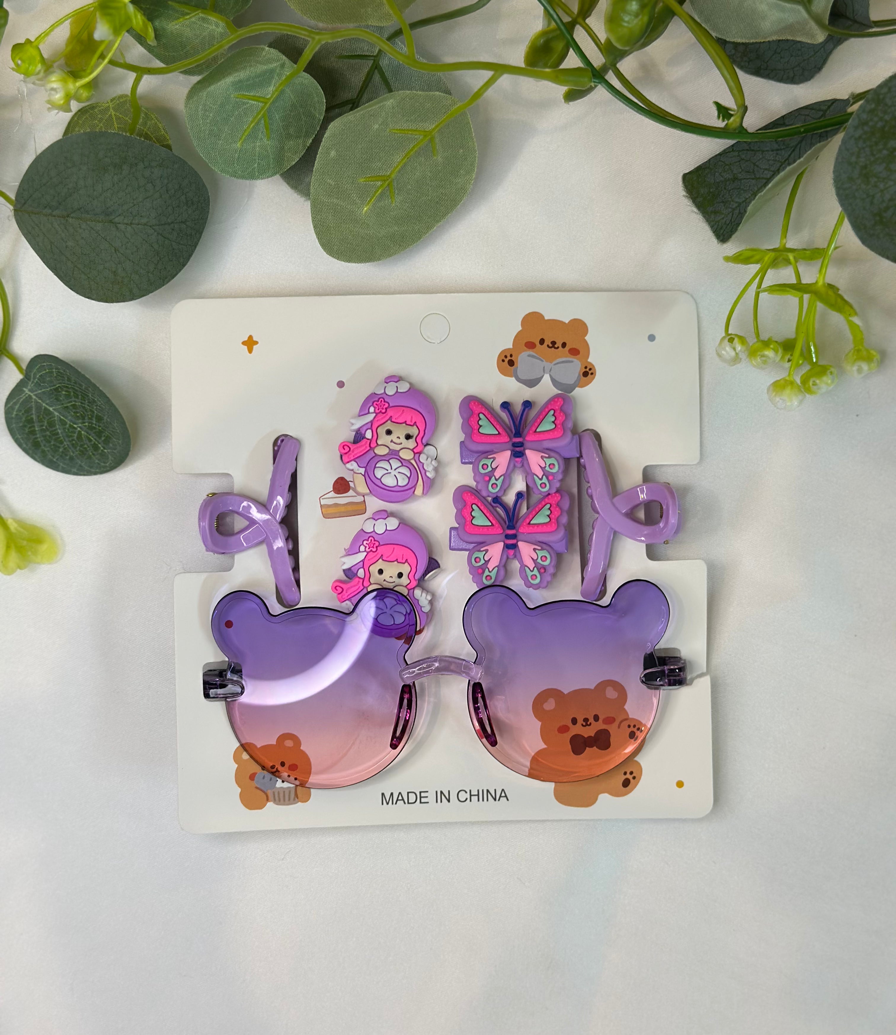 Mickey glasses with accessories set