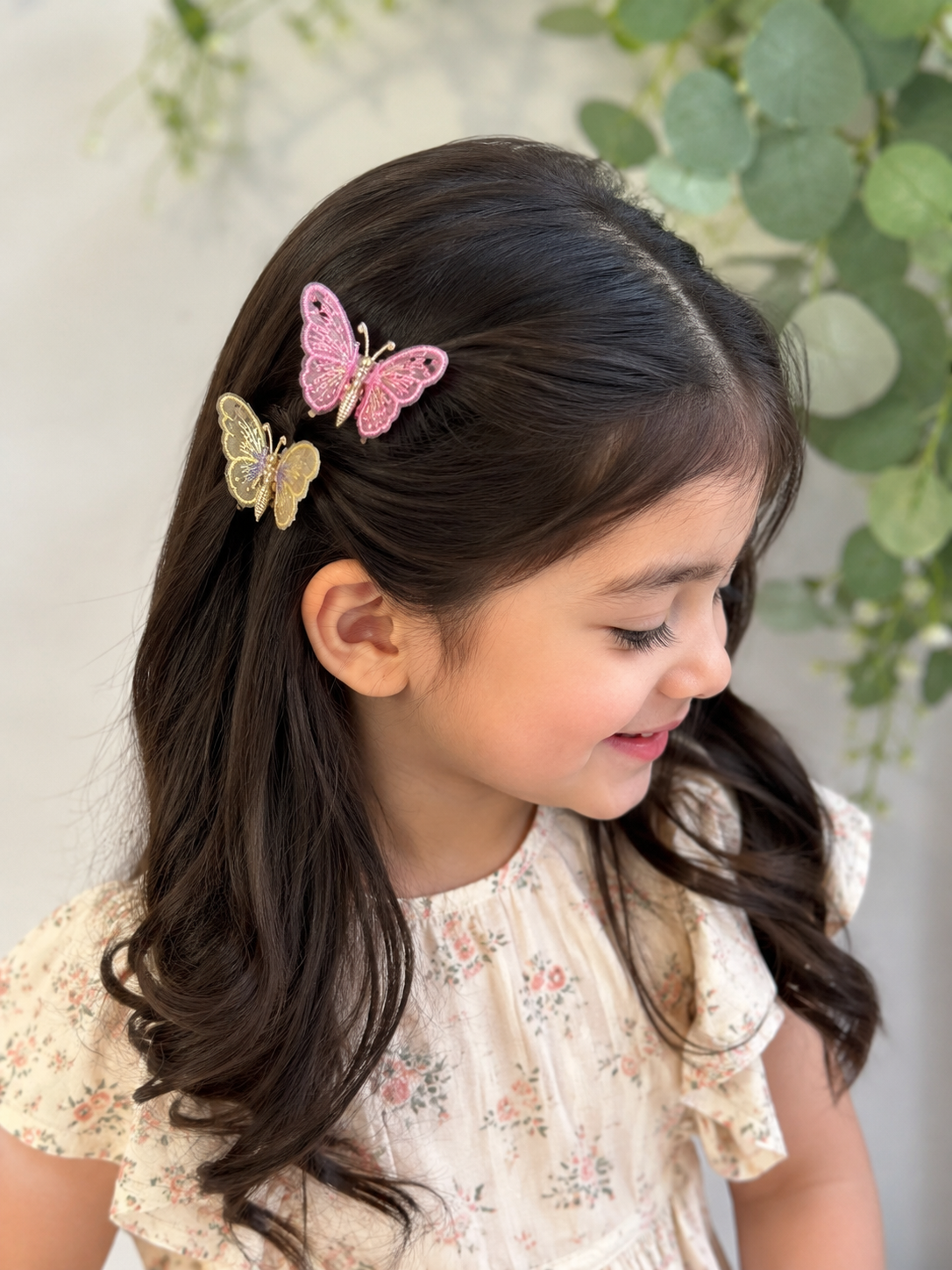 3D butterfly clip set
