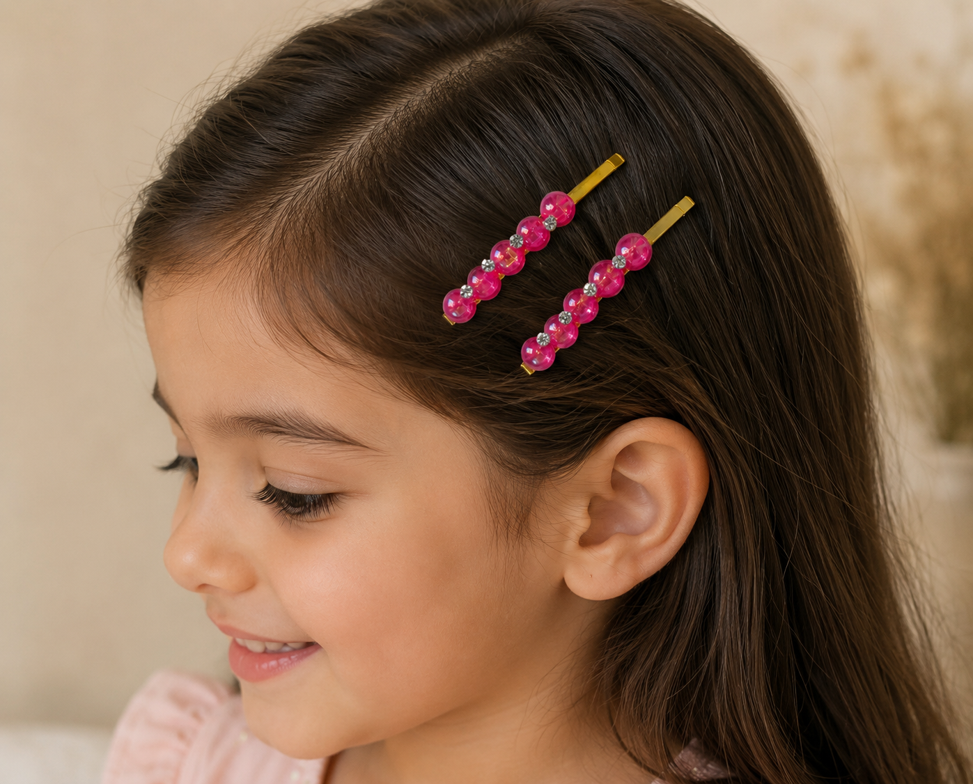 Beaded bobby clip sets