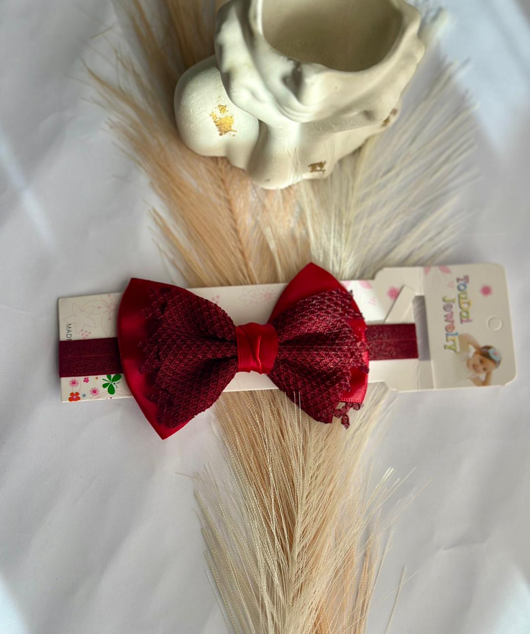 Stretchy bow headband