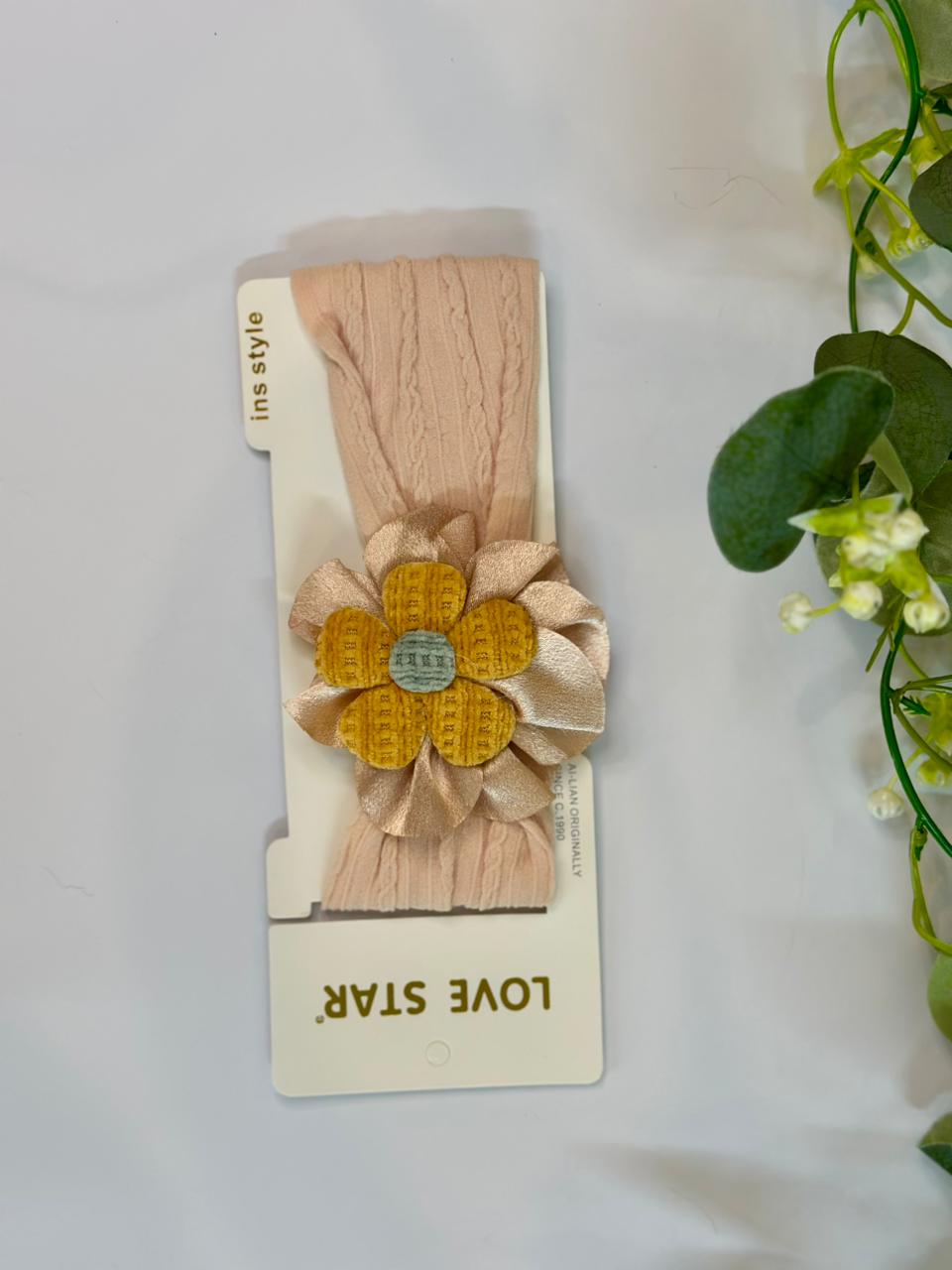 Stretchy flower headband