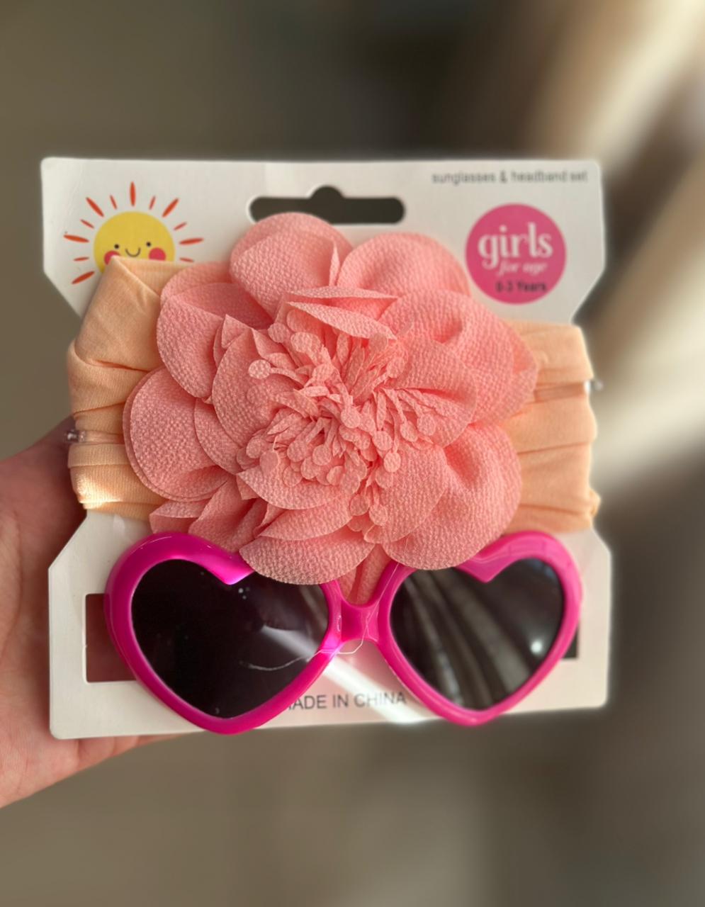 Glasses with headband set