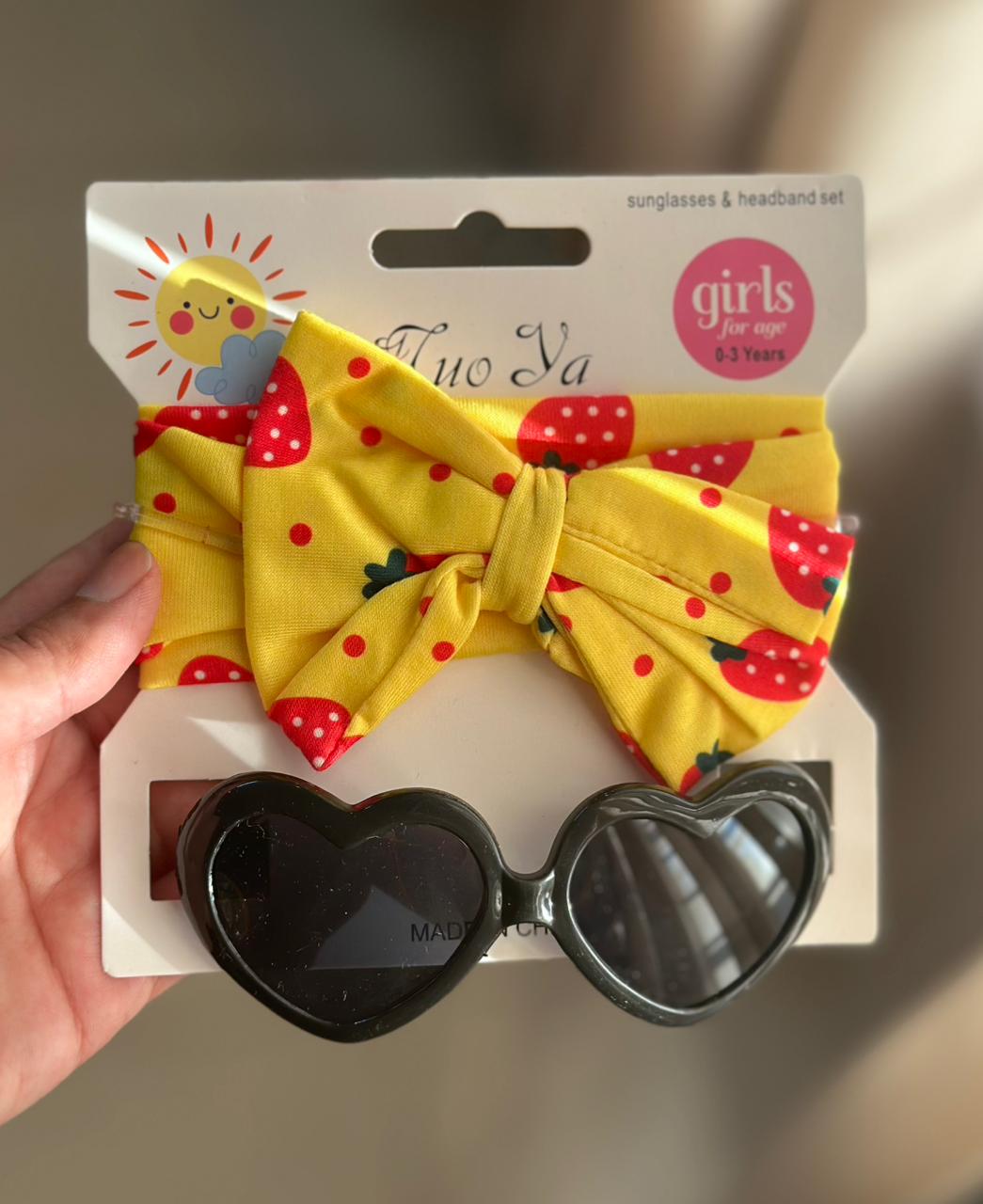 Glasses with headband set
