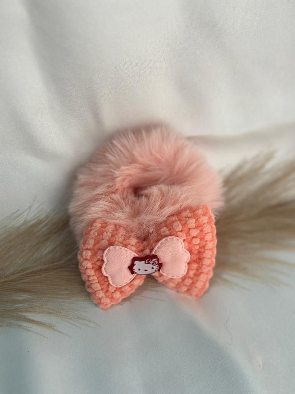 Hello kitty fluffy scrunchies
