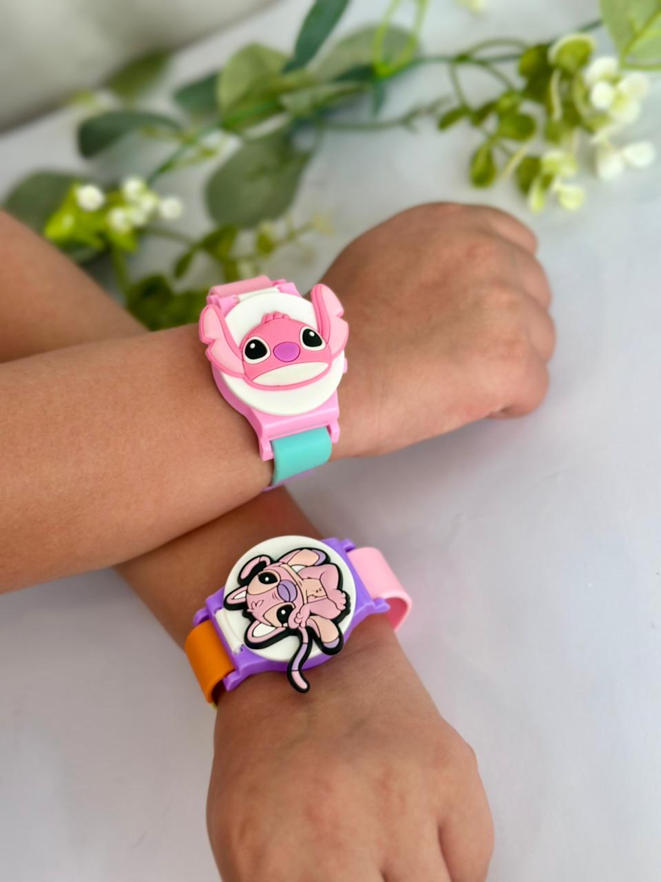 Stitch silicon strap watch