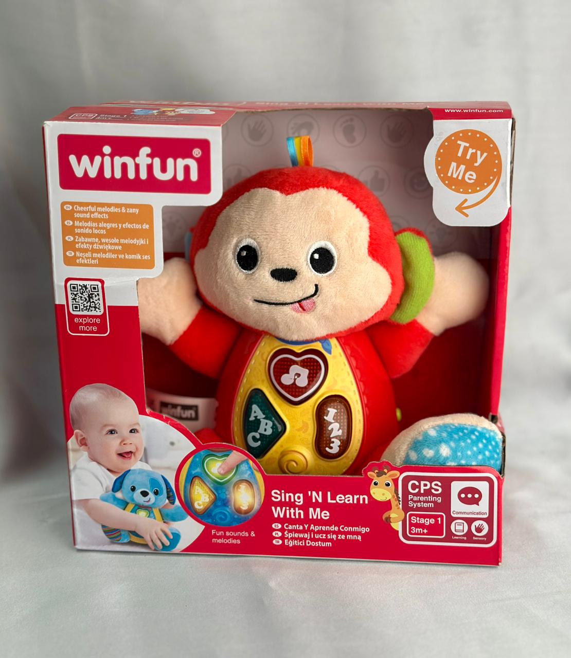 Winfun Sing 'N Learn With Me plush toy