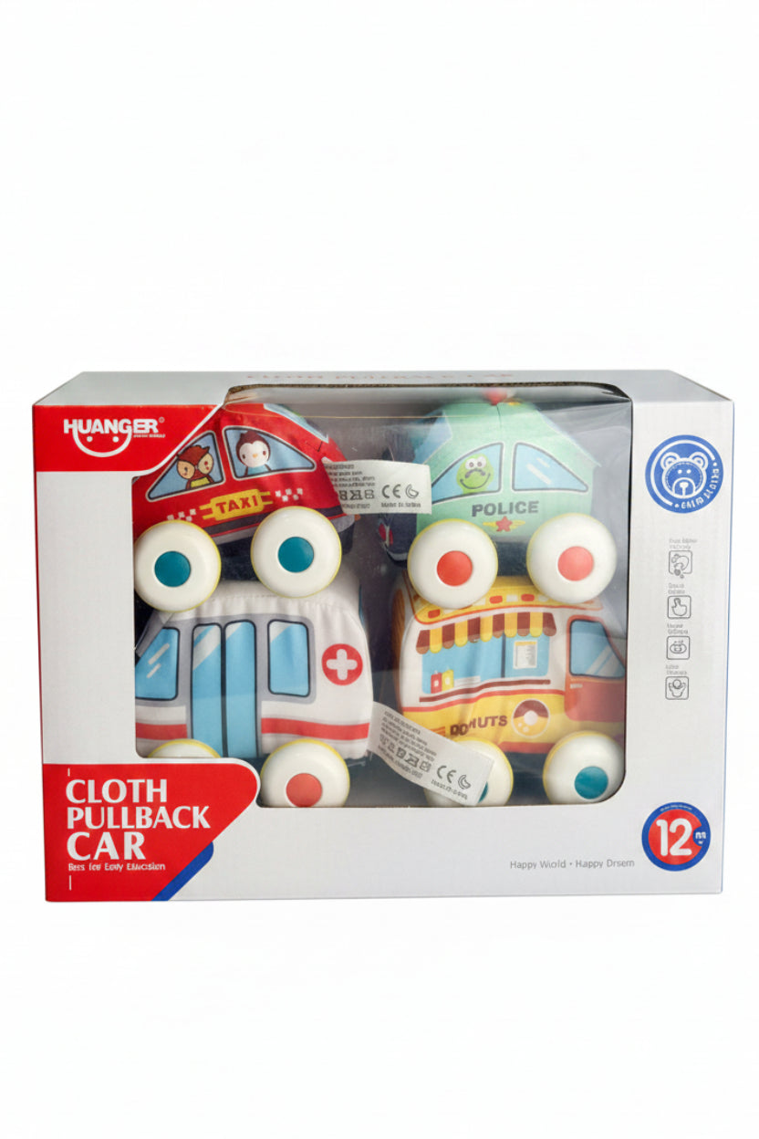Huanger Cloth Pullback Car Set