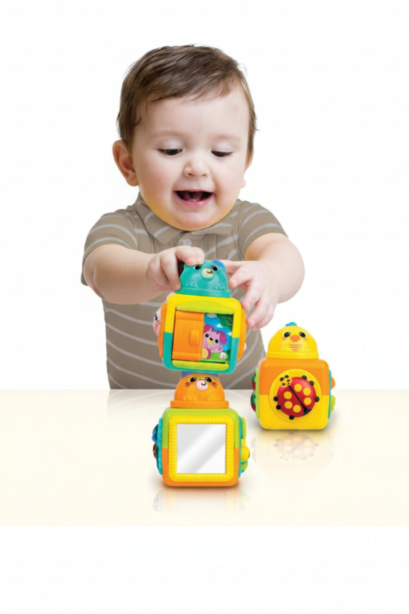 Winfun Stack & Play Animal Cubes
