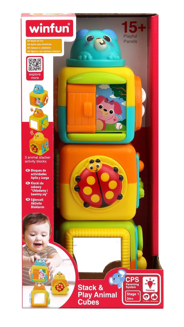 Winfun Stack & Play Animal Cubes