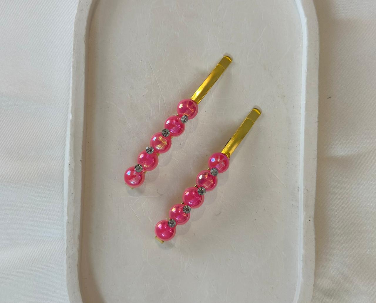Beaded bobby clip sets