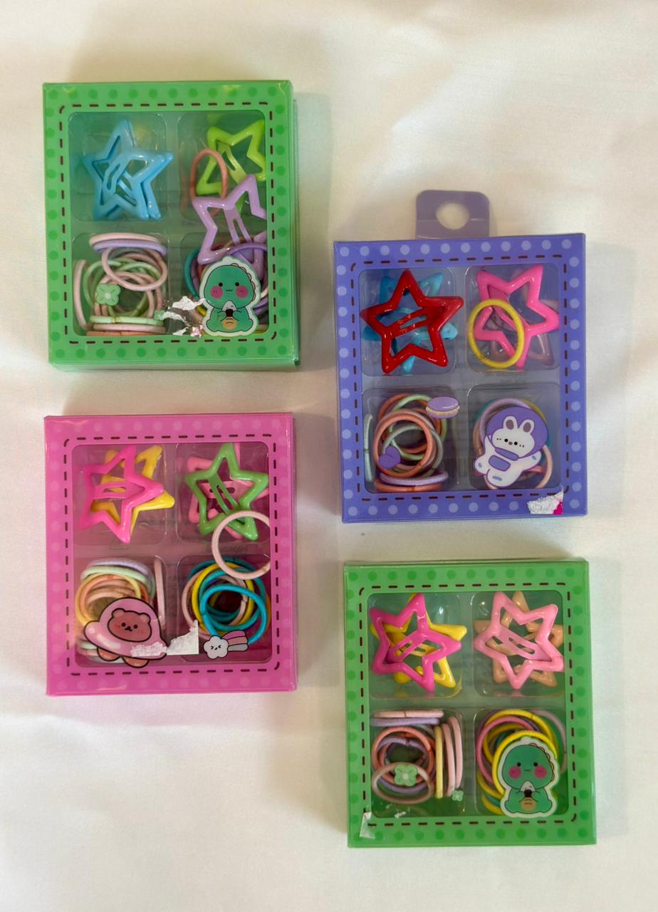Star clips and bands gift set