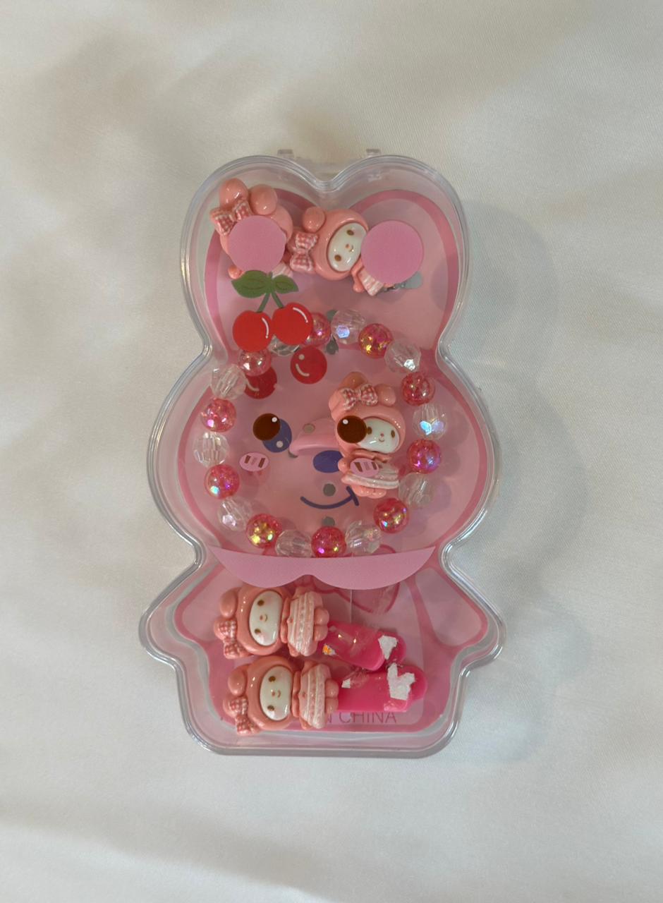 Bunny box accessory gift set