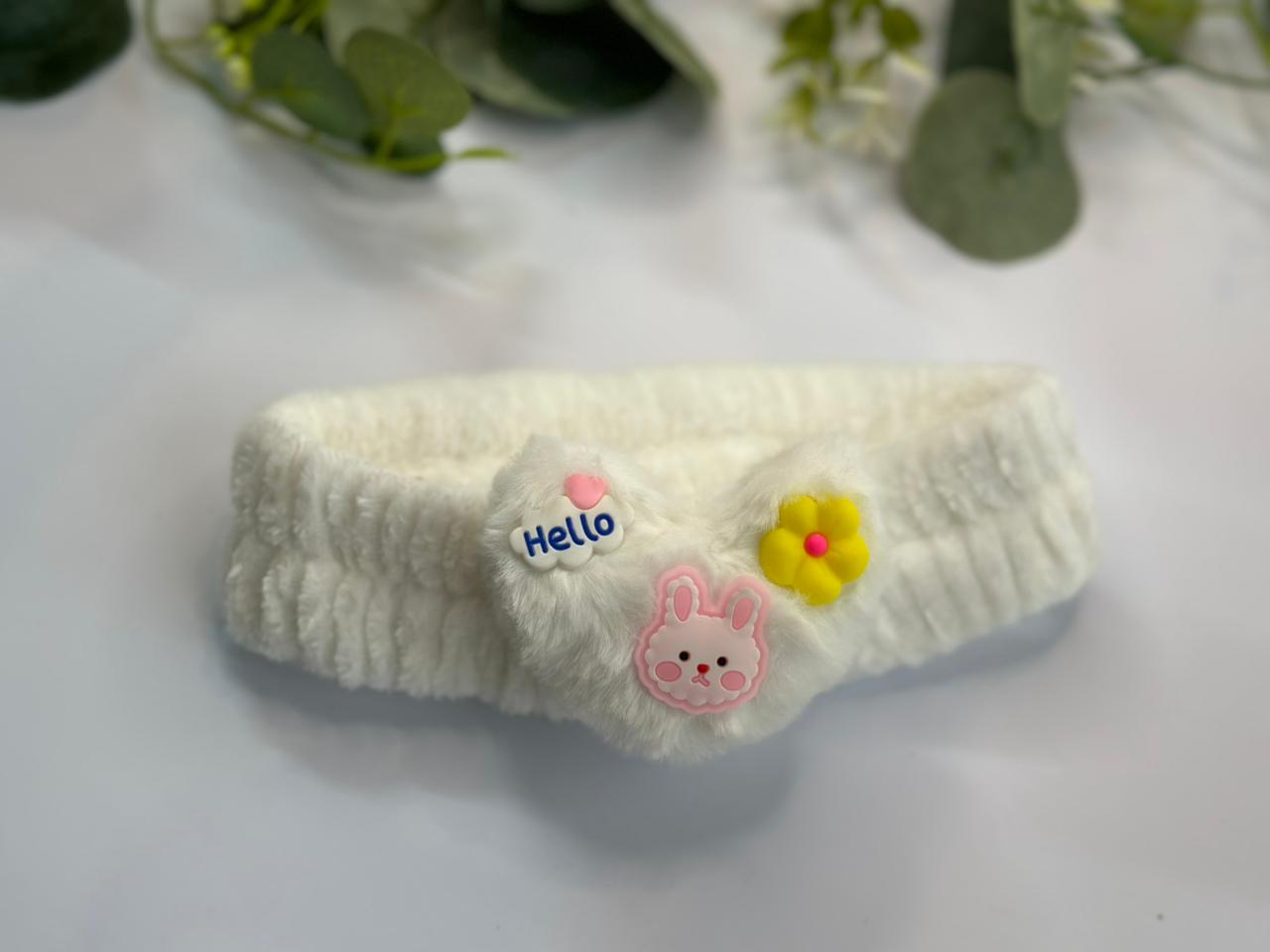 Spa headband with different cartoon characters