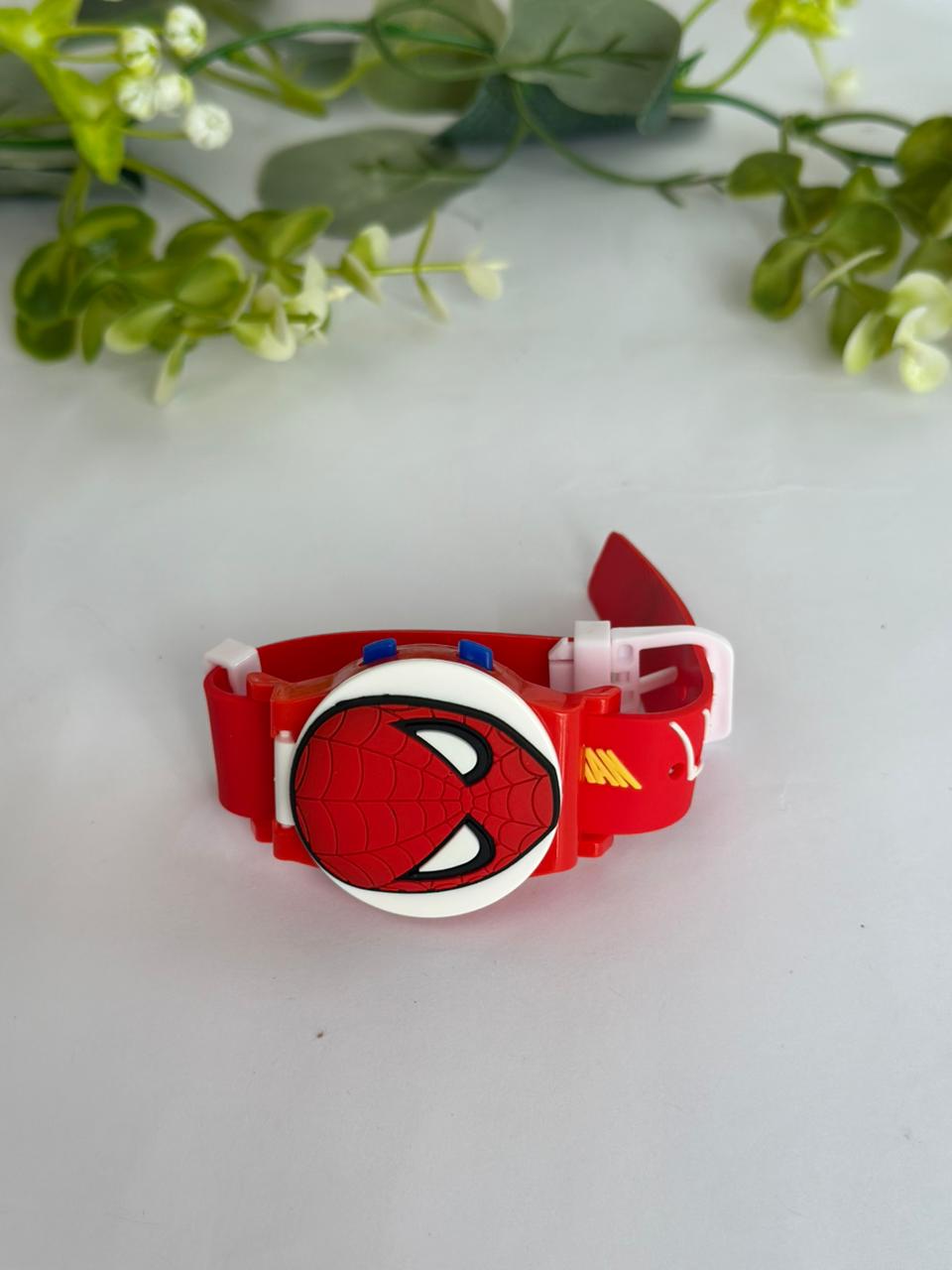 Kids cartoon character silicon strap watch