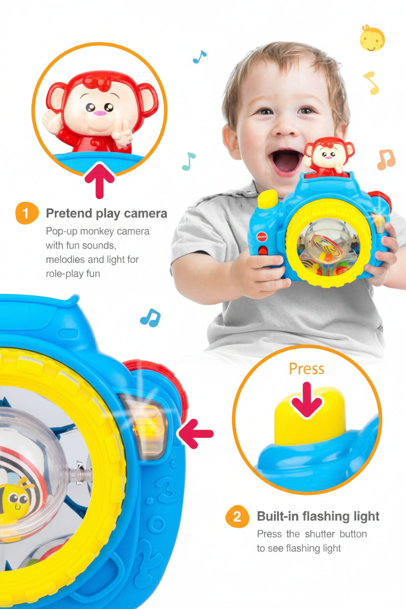 WinFun pop-up monkey camera