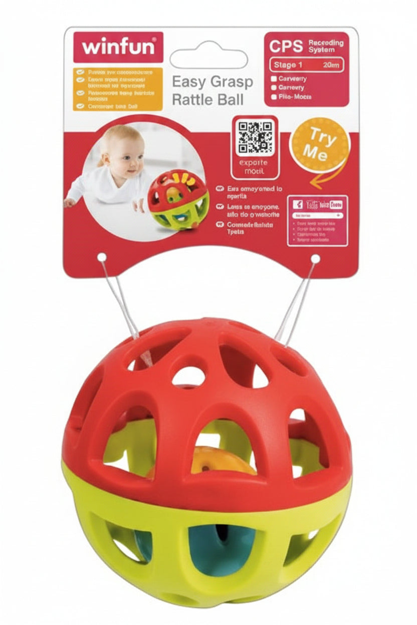 Winfun easy grasp rattle ball
